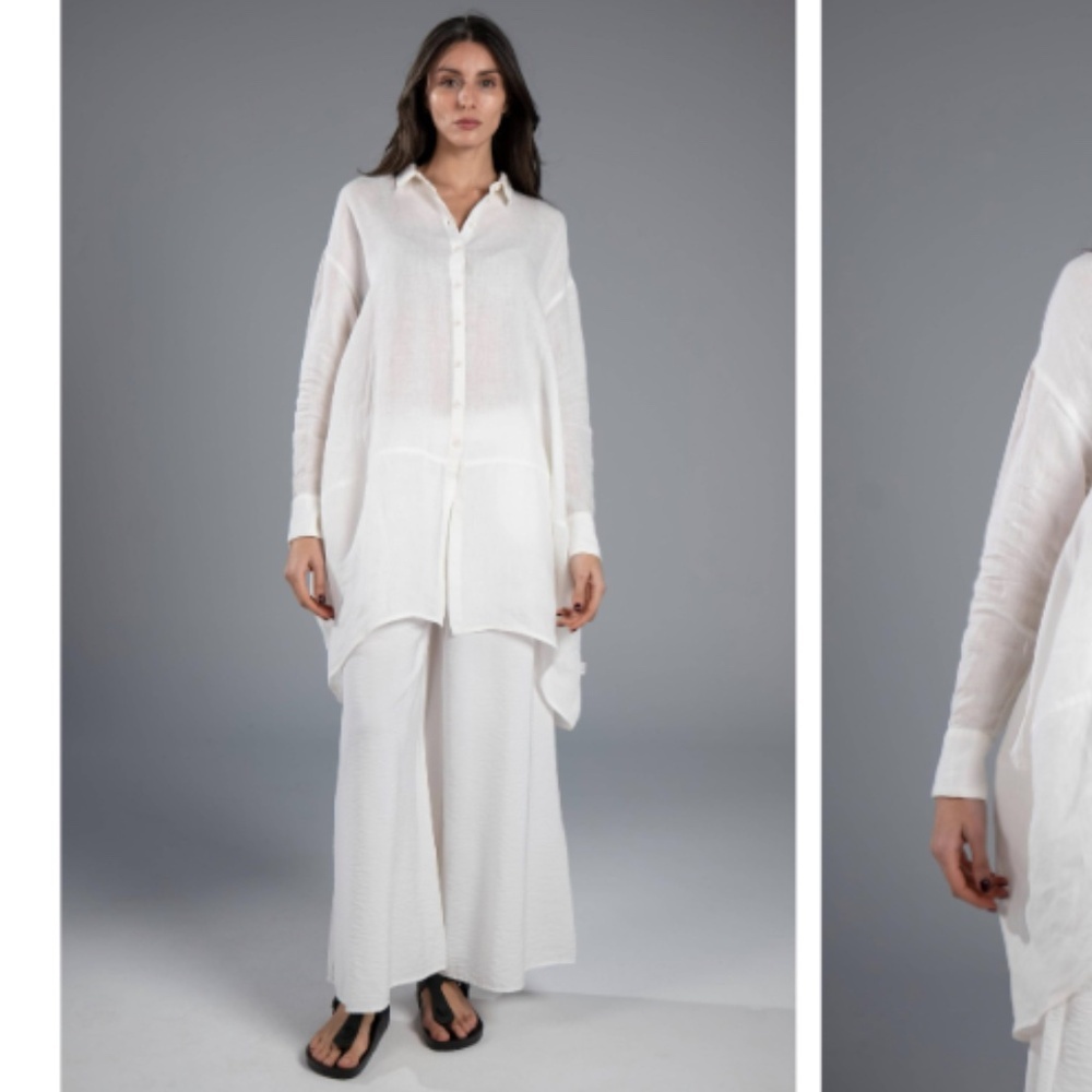 Elemente Clemente White Button Up Long Shirt